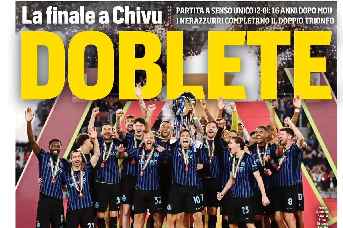 Today’s Papers: Inter double, Week 37 schedule not sorted