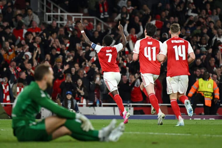 Arsenal 1-0 Atletico Madrid: Saka fires Gunners into first Champions League final in 20 years