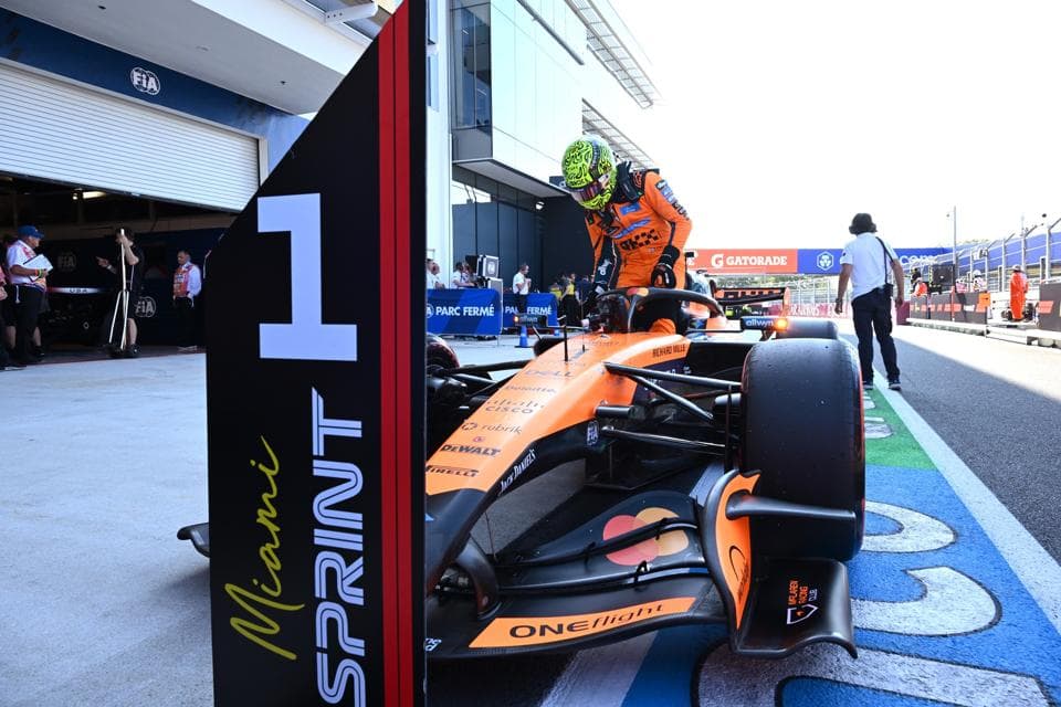 Lando Norris On Sprint Pole At The Miami Grand Prix. Here’s The Full Starting Grid