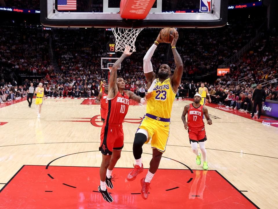 Lakers vs. Rockets Best Bets: NBA Same-Game Parlay Featuring LeBron James, More
