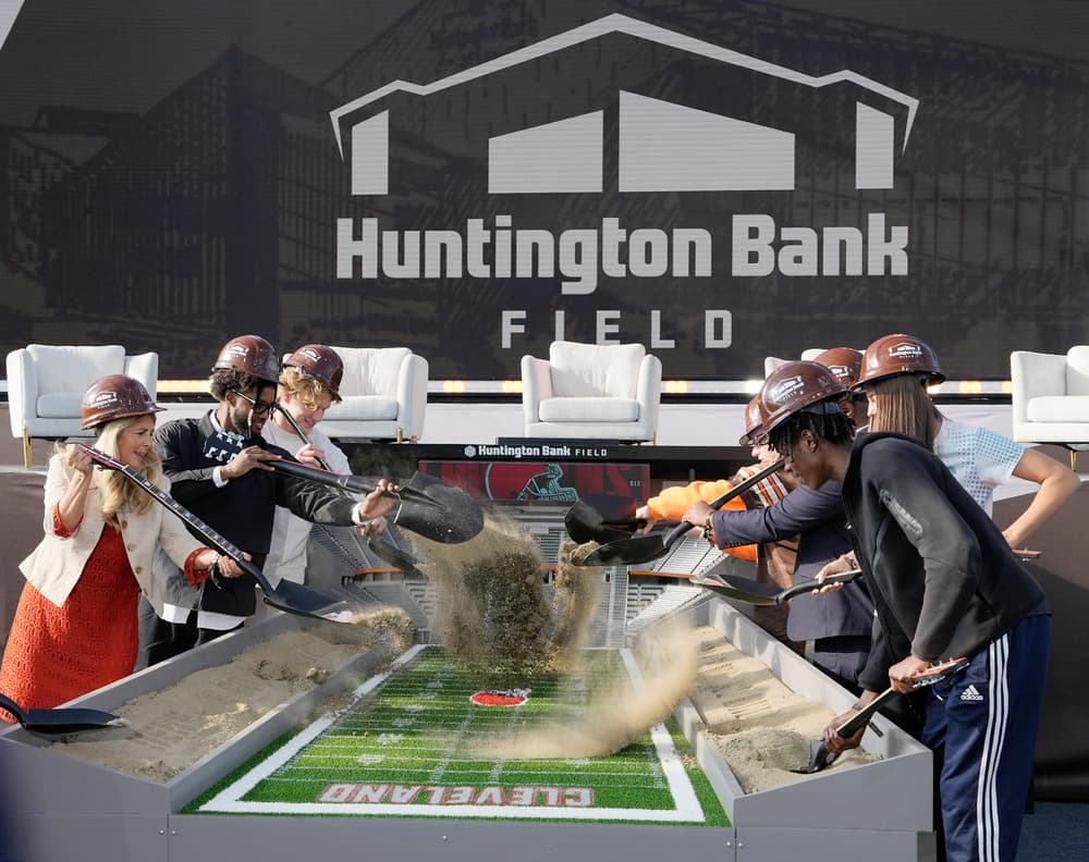 Browns Break Ground on New Stadium, but Funding Still in Limbo