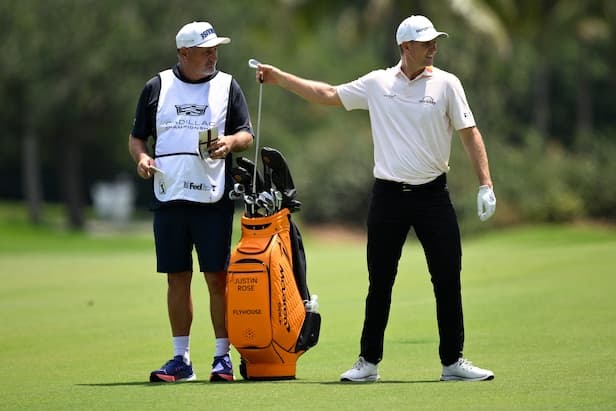 Justin Rose had a cheeky response to this Twitter chirp about his new McLaren irons