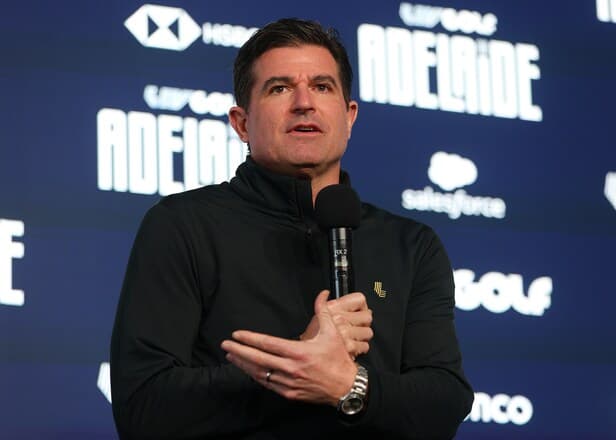 LIV Golf CEO says league has money for rest of season, but responds that's "not the way the world works" in regards to future funding