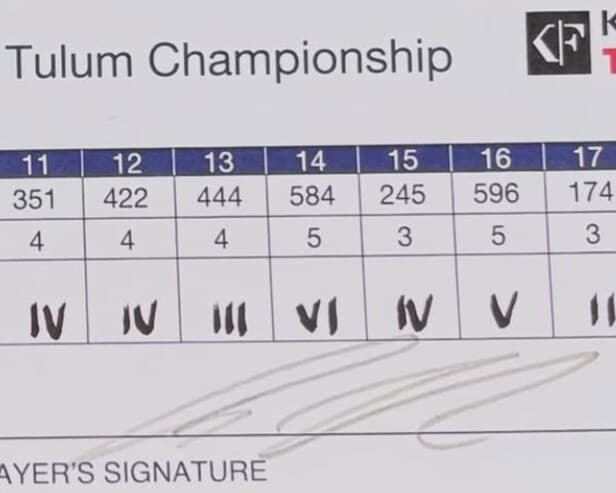 Tour pro waits 12 YEARS to get revenge for golfer's petty comment by using Roman numerals on scorecard