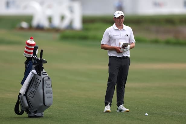 There is some incredible lore for Matt Fitzpatrick's playoff approach shot into 18 at Harbour Town