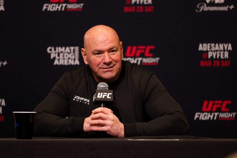 Dana White sends message to Brock Lesnar after WWE legend retires at WrestleMania