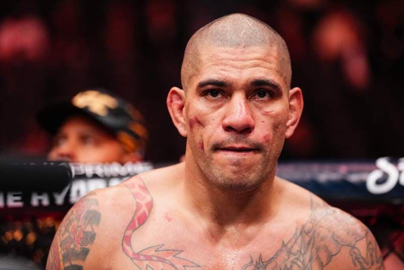 Alex Pereira reacts to UFC 6 cover reveal by speaking English