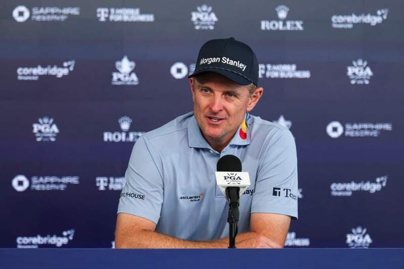Justin Rose disappointed to hear Rory McIlroy’s comments about Aronimink before the PGA Championship, ‘That’s a shame’