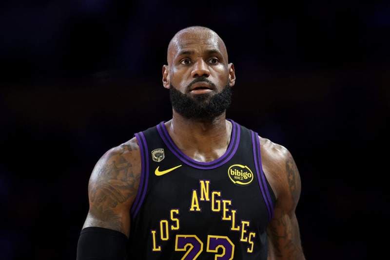 NBA fans left confused after LeBron James breaks NJCAA record in men’s Javelin Throw