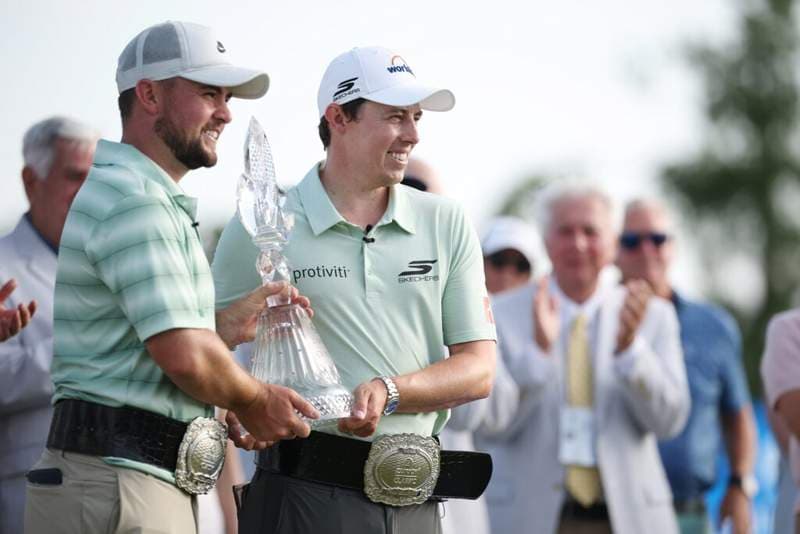 Matt Fitzpatrick posts first message on social media since winning the Zurich Classic with brother Alex