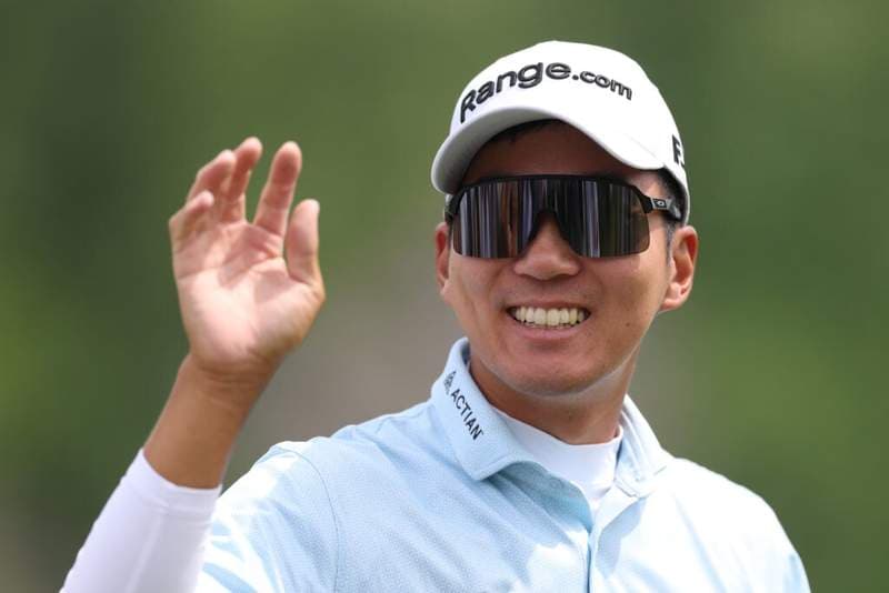 What Michael Kim noticed about Aronimink during a practice round that he’s never seen before