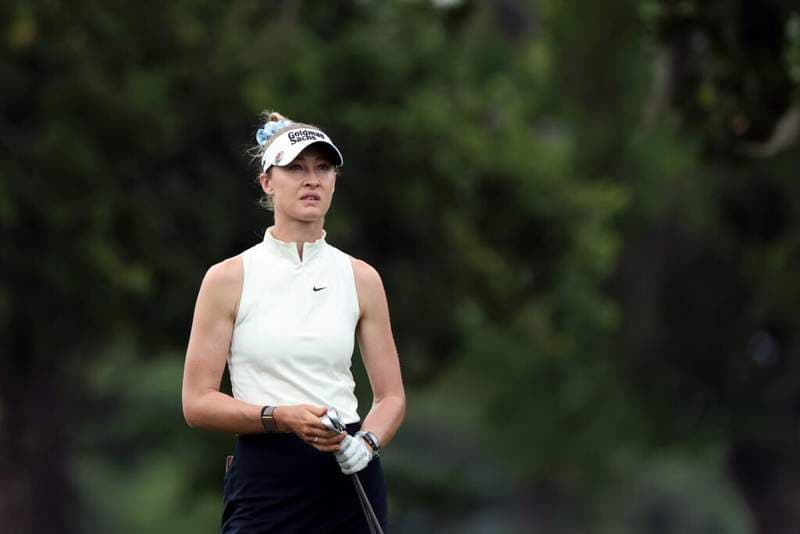 Nelly Korda gives her opinion on the conditions at the Chevron Championship after day one