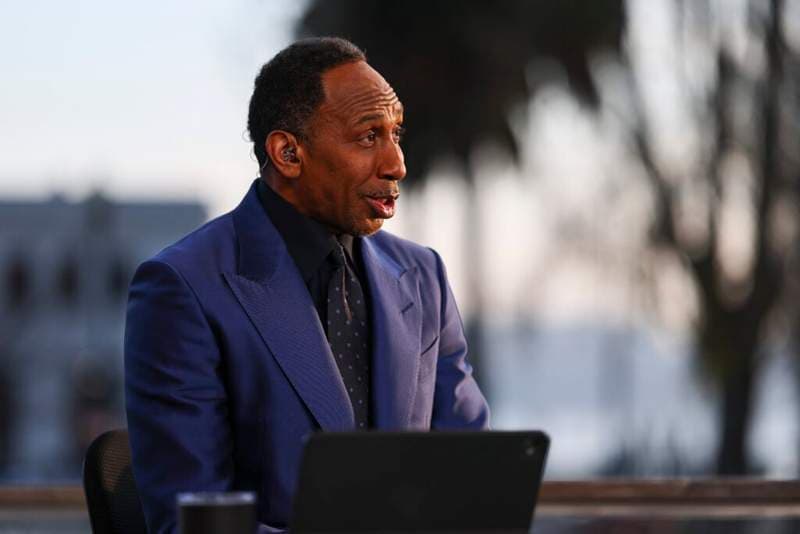 A shocked Stephen A. Smith reacts to Steph Curry and Warriors’ Play-In triumph over LA Clippers