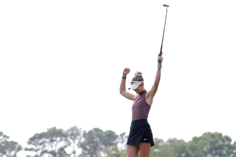Nelly Korda makes important statement with her first words after winning The Chevron Championship