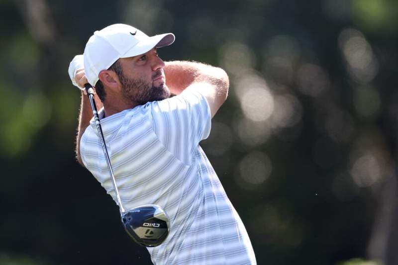 What Scottie Scheffler did for only the 4th time in 569 PGA Tour rounds on day two at the Heritage