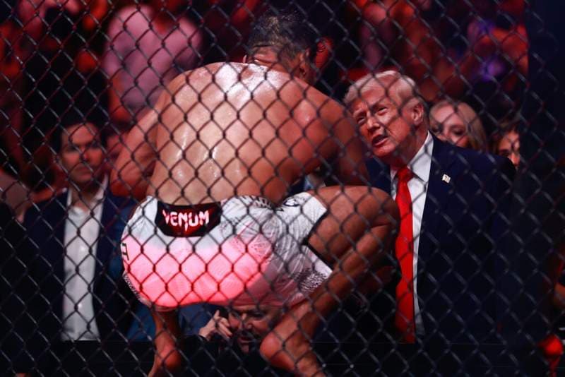 How Paulo Costa reacted to conversation with Donald Trump at UFC 327