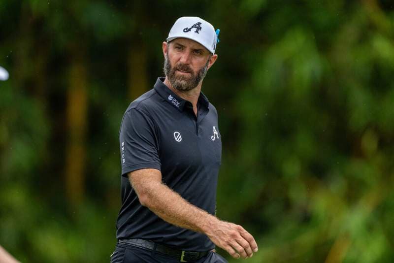 Dustin Johnson responds when asked what he will do if LIV Golf folds