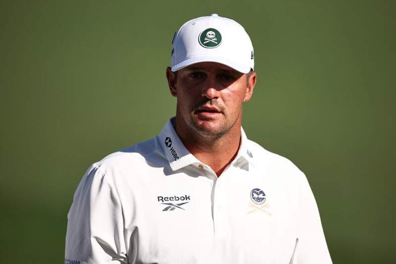 The score Bryson DeChambeau shot during nine-hole practice round on Wednesday at Aronimink