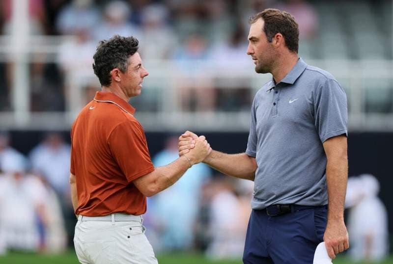 Jon Rahm gives his true feelings about Rory McIlroy and Scottie Scheffler after day one at Aronimink