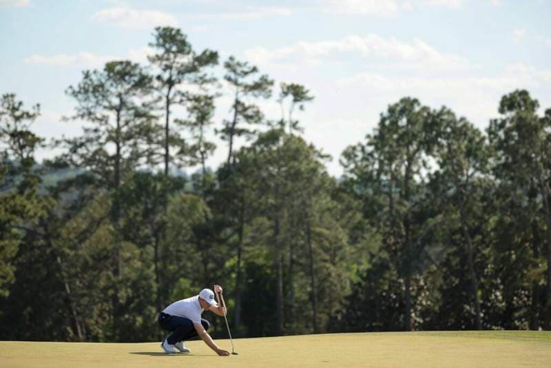 He is the player who took the fewest putts at The Masters but also averaged the shortest distance off the tee