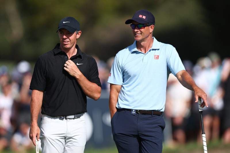 Adam Scott disagrees with what Rory McIlroy has said, ‘I think he underestimates himself’