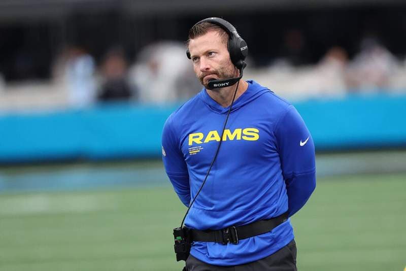 Disappointed Rams head coach Sean McVay leads to ‘bizarre’ reaction after Ty Simpson draft selection