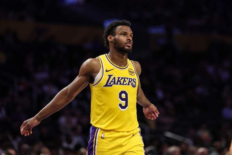 Fans’ tone on Bronny James shifts after Lakers’ 115-96 loss to Rockets