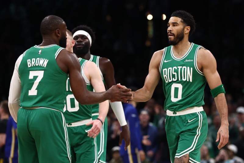 Jayson Tatum and Jaylen Brown achieve milestone only shared with NBA’s greatest duos