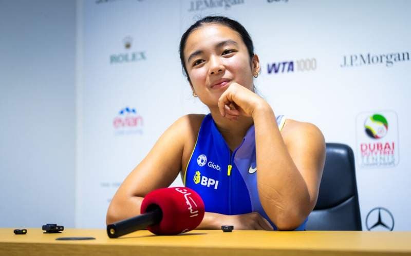 What Alex Eala said to her coaching team during her first-round win in Rome