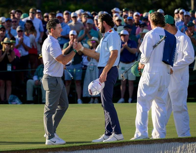 Cameron Young predicts if The Masters patrons will cheer louder for him or Rory McIlroy on the final day