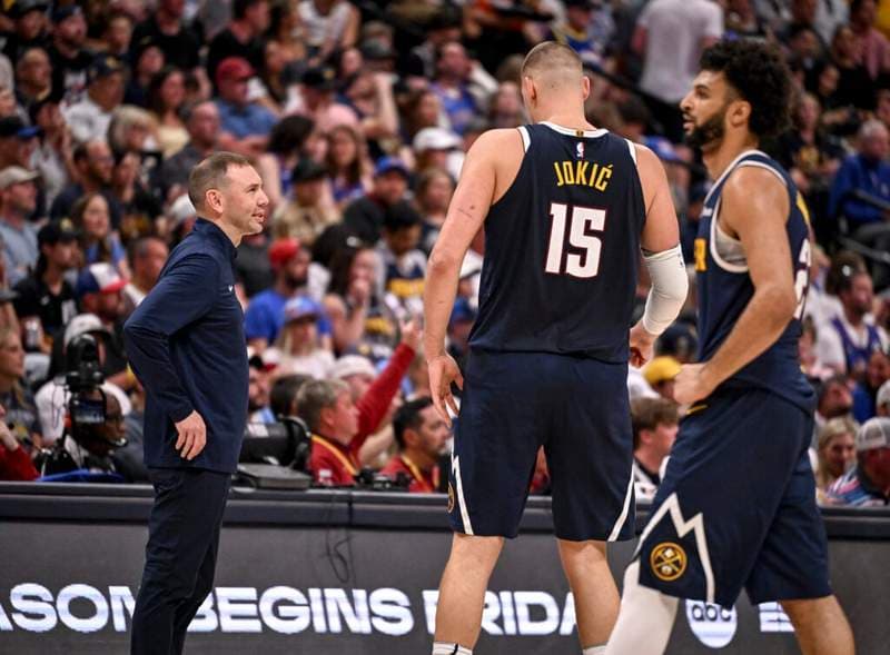 What David Adelman and Nikola Jokic said about Jaden McDaniels layup that sparked brawl