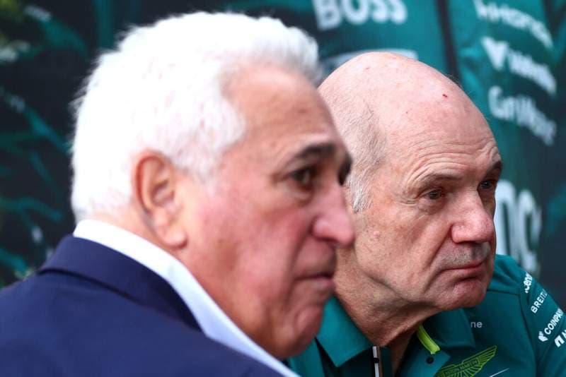 Strained relations between Adrian Newey and Lawrence Stroll as Aston Martin struggles continue