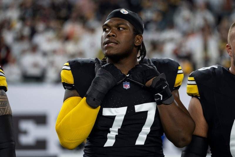 Broderick Jones’ neck injury made the Steelers’ 21st pick a first-round pivot point