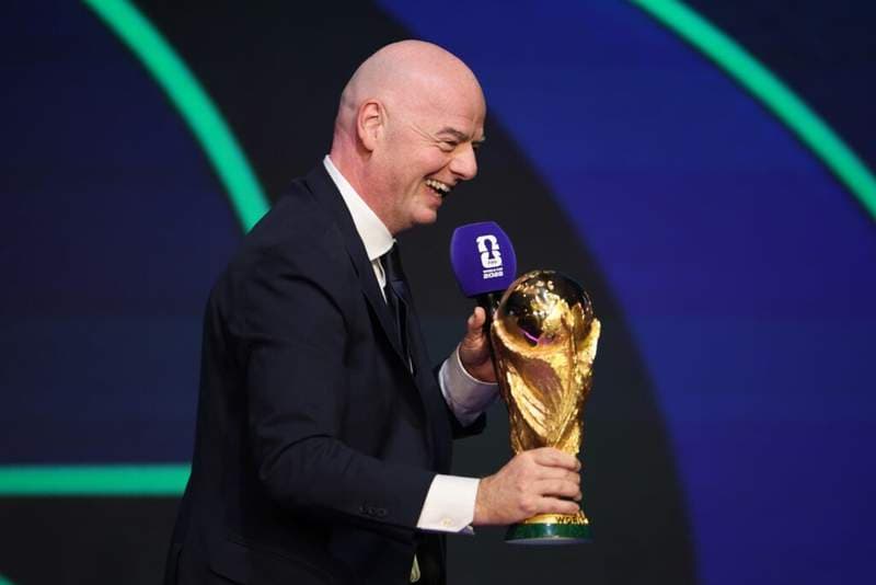 FIFA president jokes he’ll serve hot dog and Coke to $2m World Cup ticket buyer