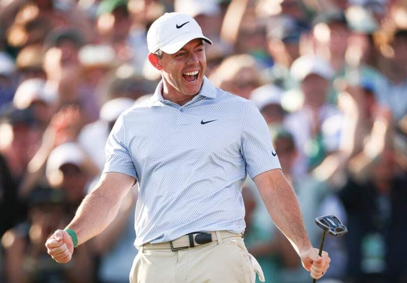 Sir Nick Faldo’s immediate reaction after Rory McIlroy wins The Masters for a second time