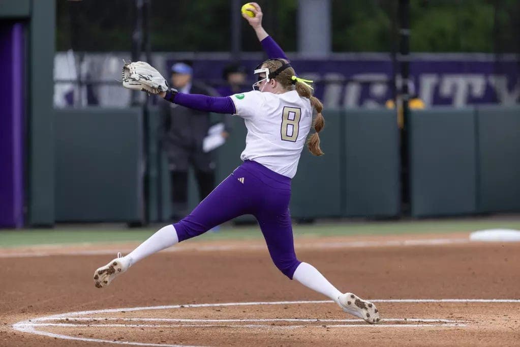 Washington softball ace Morgan Reimer named to All-Big Ten Second Team