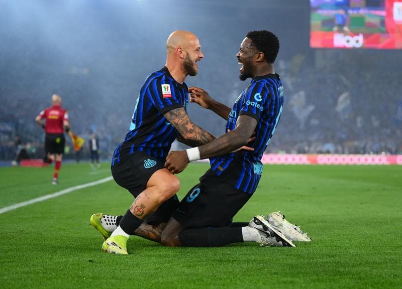 Inter are victorious again, triumph at the Olimpico: the double is complete as they lift their 10th Coppa Italia