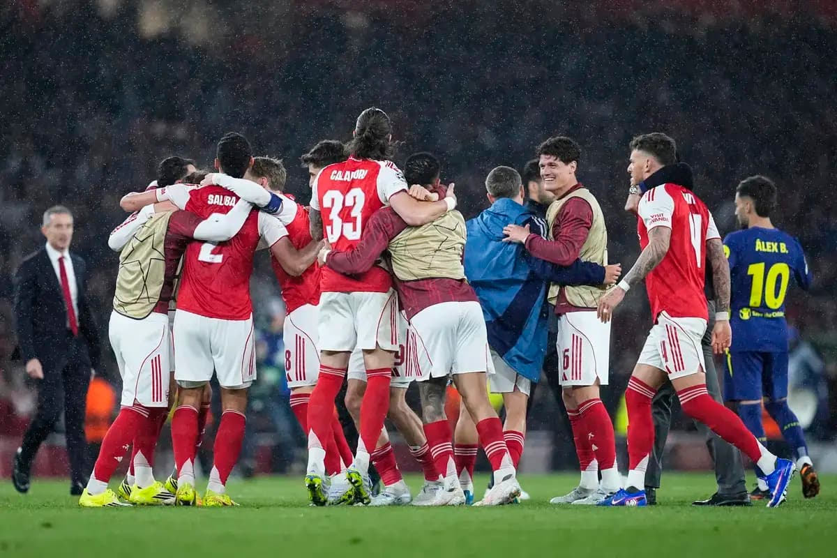Did Arsenal really over-celebrate reaching the Champions League Final?
