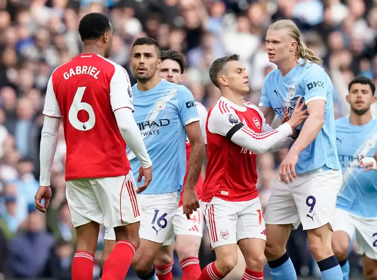 Haaland says he won the battle with Gabriel at the key moment