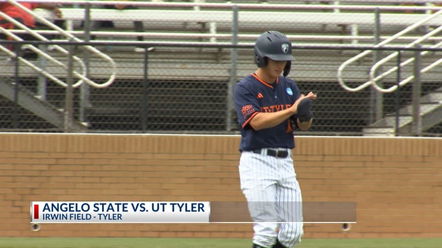 UT Tyler rallies down 7 runs to beat Angelo State 11-8 and advance to LSC Championship