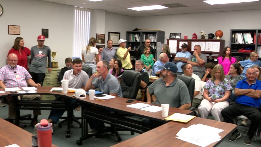Holliday ISD hears support for softball coach