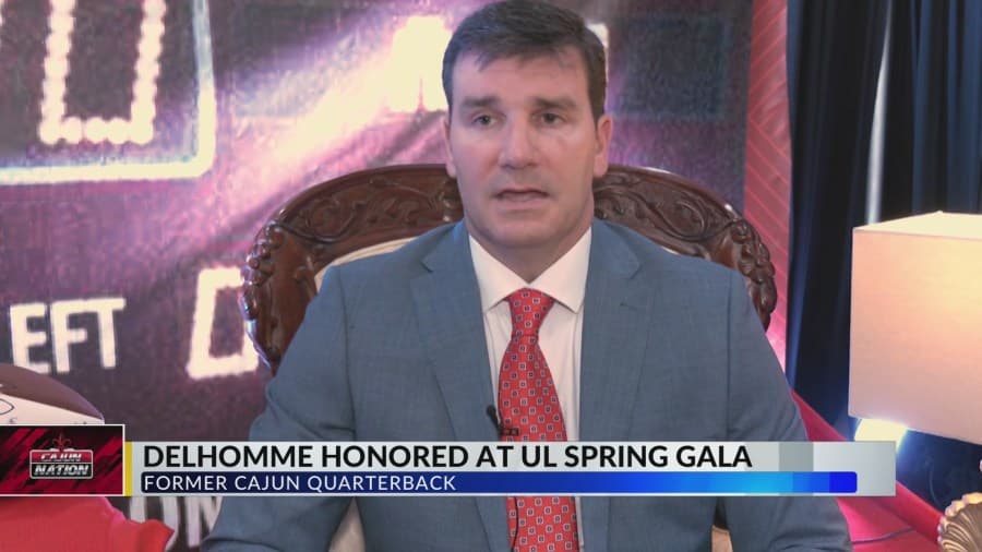 Jake Delhomme honored at 2026 UL Spring Gala