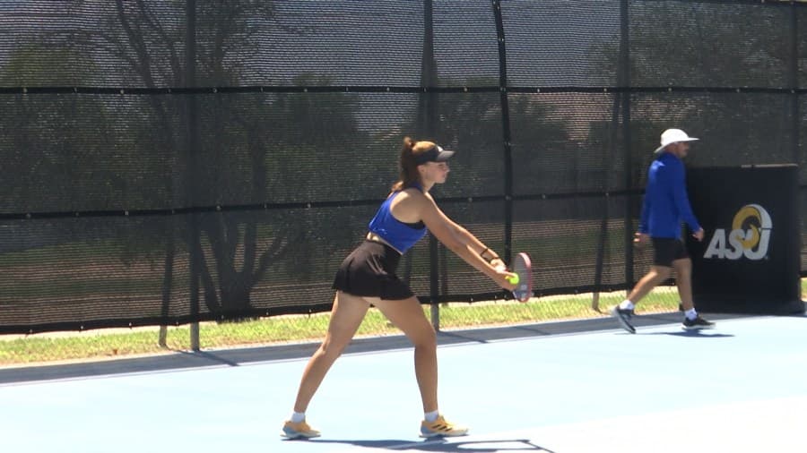 No. 24 Angelo State tennis team gaining confidence and experience every time out