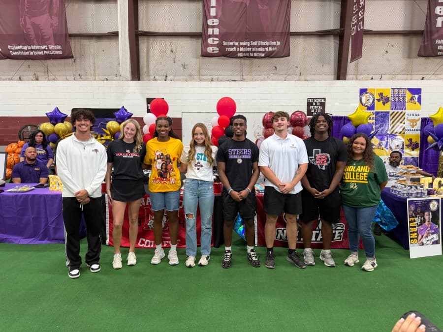 SIGNING DAY: Eight student-athletes sign to the next level at Midland Legacy