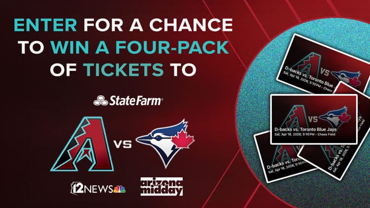 Here's your chance to win free tickets to a Diamondbacks game