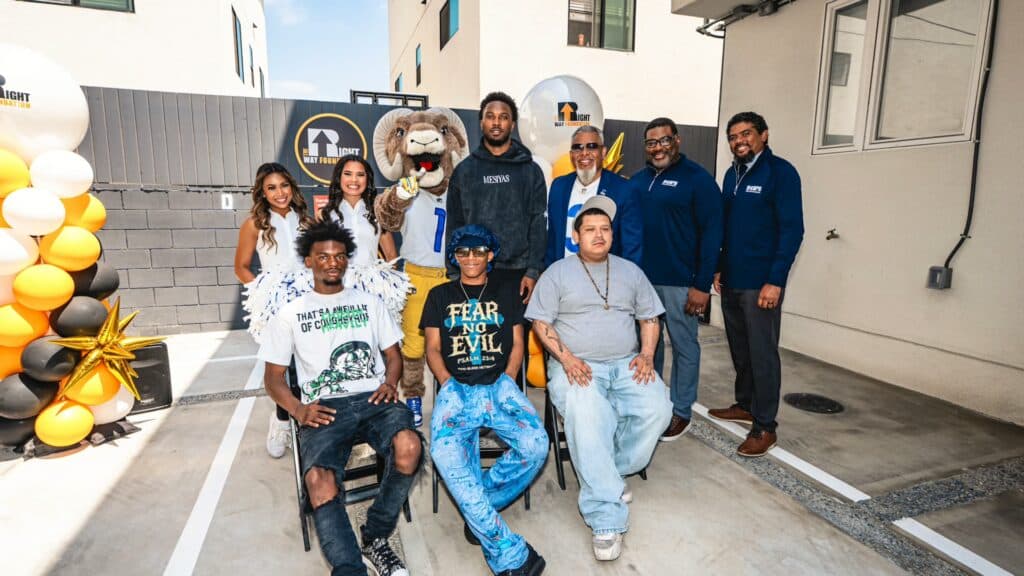 Rams’ Kam Curl Helps Three Former Foster Youth Fund New Home