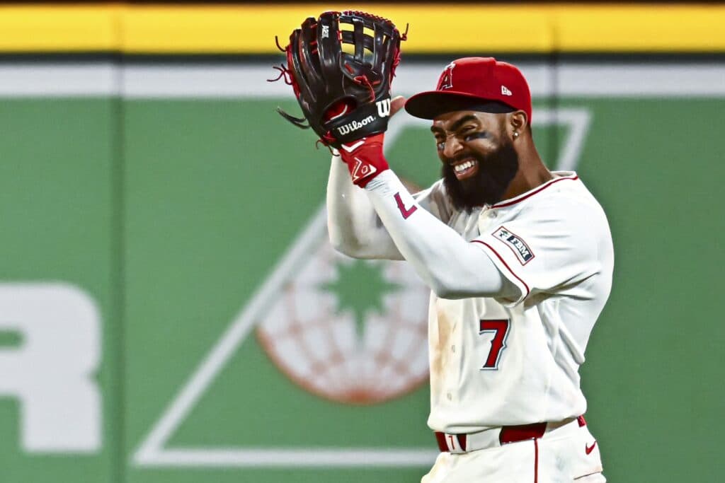 Angels Honor Jo Adell’s 3 HR Robberies With Bobblehead Night