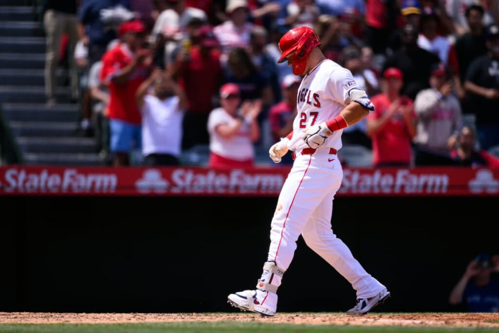 Mike Trout Ties Franchise Record with Homer