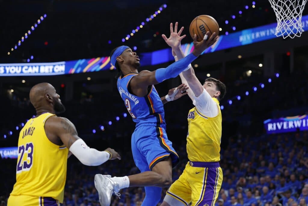 Lakers Seek to Even Series vs. Thunder Thursday Night