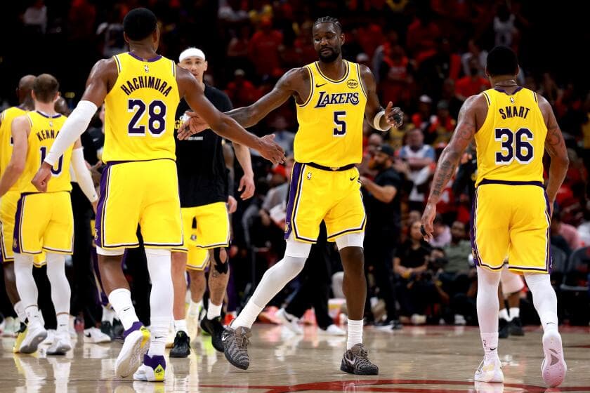 Plaschke: Believe yet? Lakers leave no doubt in stunning comeback win over Rockets